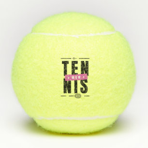 Tennis mam Modern Typografie Moederdag Theme Tennisballen