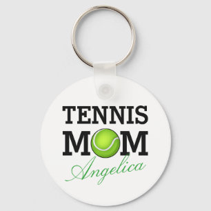Tennis mam Persoonlijke naam Sleutelhanger