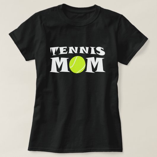 Tennis mam T-shirt voor dames (Design voorkant)