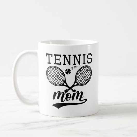 Tennis mama koffiemok (Links)