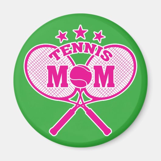 Tennis mama magneet (Voorkant)