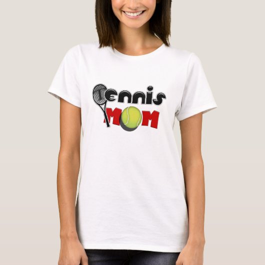 Tennis mama Shirt (Voorkant)