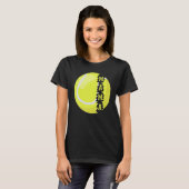 Tennis Mama Sport Game Day Moederdag T-shirt (Voorkant volledig)