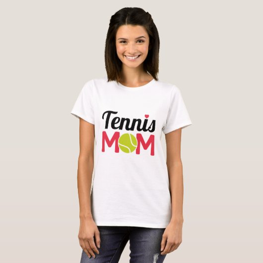 Tennis mama t-shirt (Voorkant volledig)