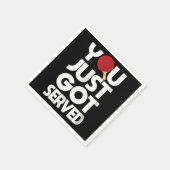 Tennis Mannen Butterfly Ping Pong Servet (Hoek)