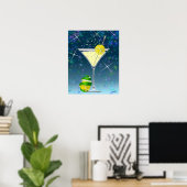 Tennis Martini, tennis Poster (Thuiskantoor)