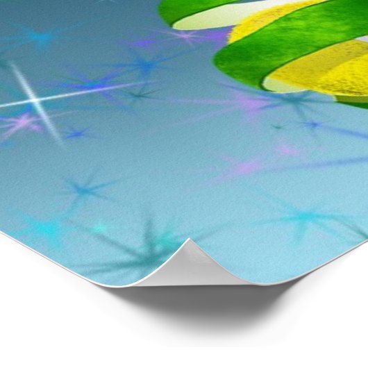 Tennis Martini, tennis Poster (Hoek)