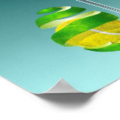 Tennis Martini, tennis Poster (Hoek)