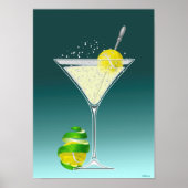 Tennis Martini, tennis Poster (Voorkant)