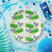Tennis Match Papieren Bordje (Feest)
