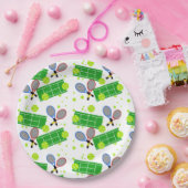 Tennis Match Papieren Bordje (Feest)