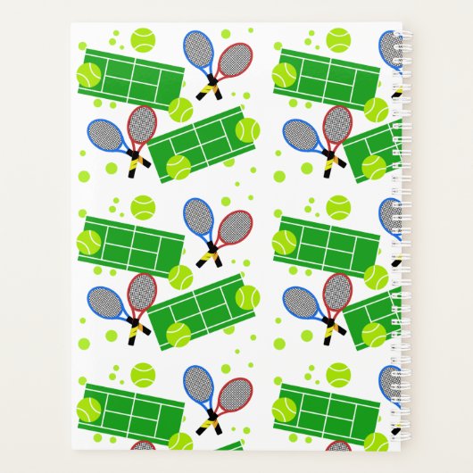 Tennis Match Planner (Achterkant)