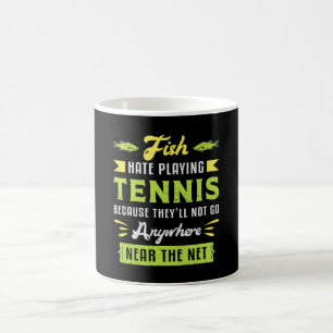 Tennis Match Player Racket Court Sports Funny Gift Koffiemok