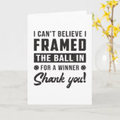 Tennis Match Racket Player Court Funny Gift Idee Kaart (Gele Bloem)