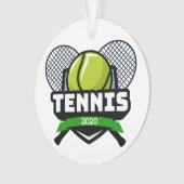Tennis Medaille Ornament (voorkant)