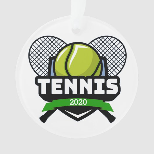 Tennis Medaille Ornament (voorkant)