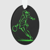 Tennis Medal Ornament (voorkant)
