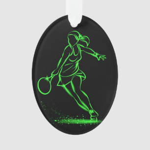 Tennis Medal Ornament
