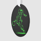 Tennis Medal Ornament (voorkant)