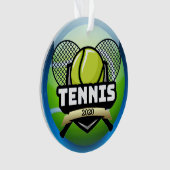 Tennis Medal Ornament (voorkant)