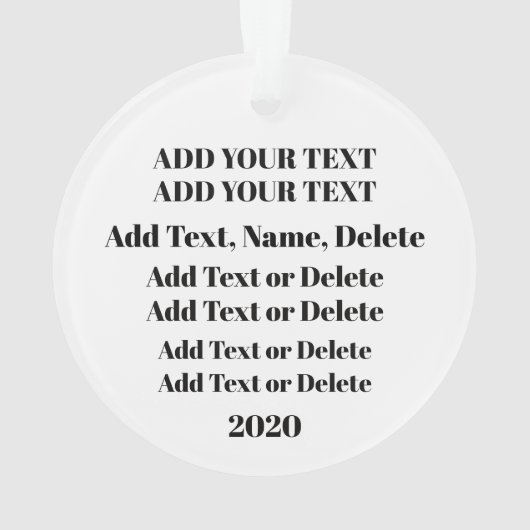 Tennis Medal Ornament (achterkant)