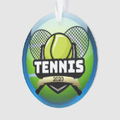 Tennis Medal Ornament (voorkant)
