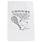 Tennis Medium Cadeauzakje (Voorkant)