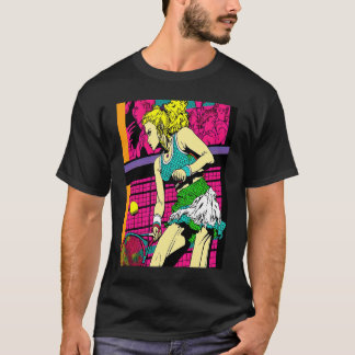 Tennis Meisje Pop Tennis Speler 2 T-shirt