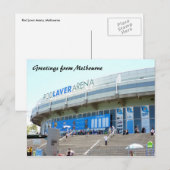 tennis melbourne briefkaart (Voorkant / Achterkant)