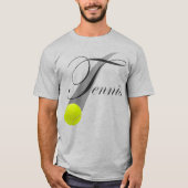 Tennis met tennisbal t-shirt (Voorkant)