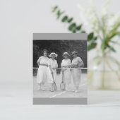 Tennis-Mode 1920 Briefkaart (Staand voorkant)