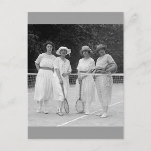 Tennis-Mode 1920 Briefkaart