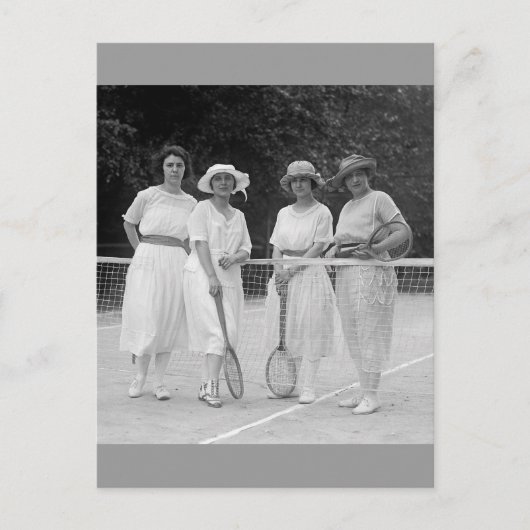 Tennis-Mode 1920 Briefkaart (Voorkant)