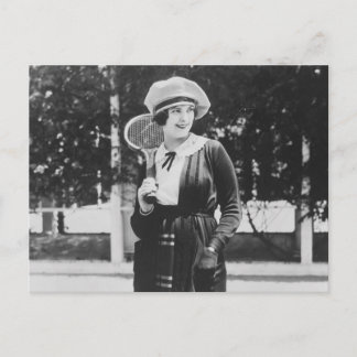 Tennis-Mode 1920 Briefkaart