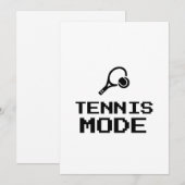 TENNIS MODE FEESTDAGENKAART (Voorkant / Achterkant)