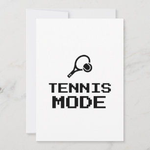 TENNIS MODE FEESTDAGENKAART