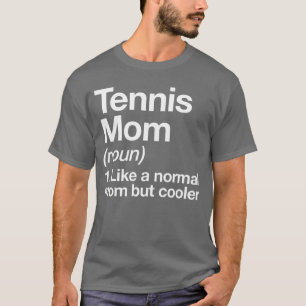 Tennis Moeder Definitie Grappig Sassy Sport jongen T-shirt