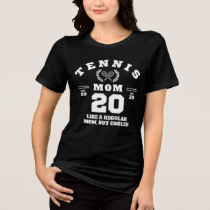 Tennis Moeder Grappige Sporten Opgericht 2020 Tri-Blend Shirt
