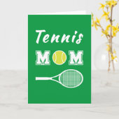 Tennis Moeder Kaart (Gele Bloem)
