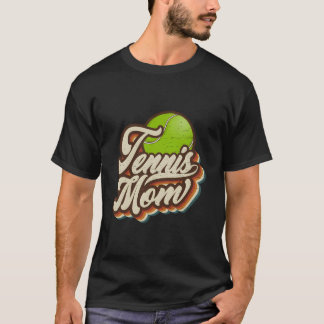 Tennis Moeder Sportieve Mama Moederdag T-shirt