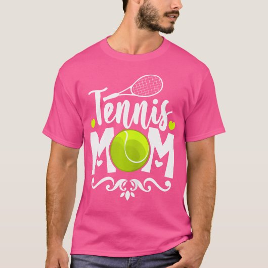 Tennis Moeder T-shirt (Voorkant)