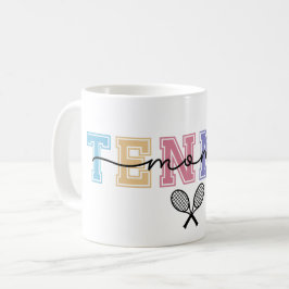 Tennis Mom Kleurrijk en Schattige Koffiemok