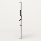 Tennis Monogram Blauwe Groen Aangepast Case-Mate iPhone Case (Achterkant / rechts)