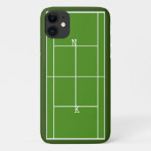 Tennis Monogram Case-Mate iPhone Case (Achterkant)