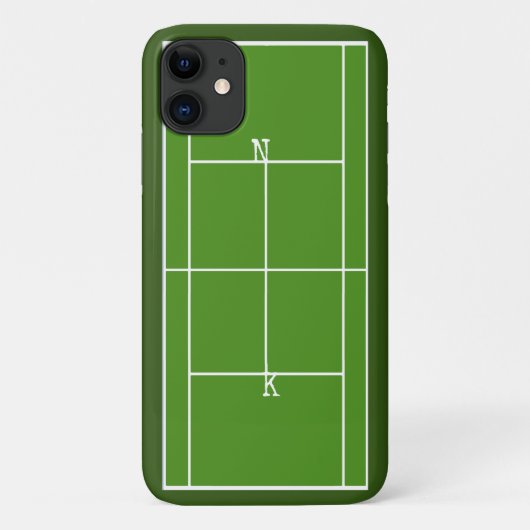 Tennis Monogram Case-Mate iPhone Case (Achterkant)