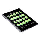 Tennis Moods Poster Notitieboek (Rechterzijde)