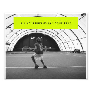 Tennis Motivatie Poster - Inspiratie