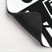 Tennis mousepad, pas aan muismat (Hoek)