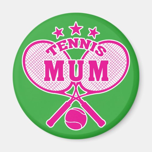 Tennis Mum Magneet (Voorkant)