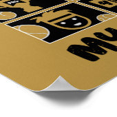 Tennis My Court My Rules Poster (Hoek)